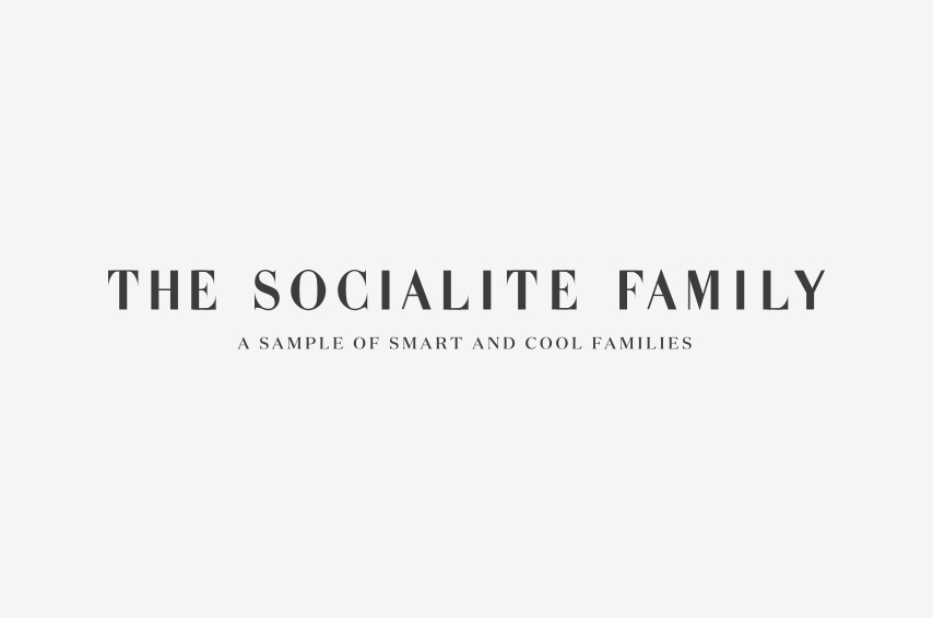 The Socialite Family logo branding jeffpag